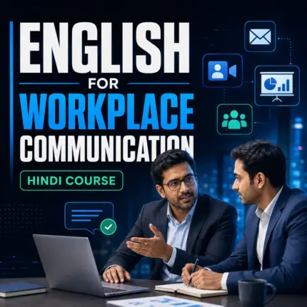English for Workplace Communication course thumbnail featuring Indian male professionals